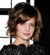 Wavy Bob Hairstyle with Bangs Wavy Bob Hairstyle with Bangs