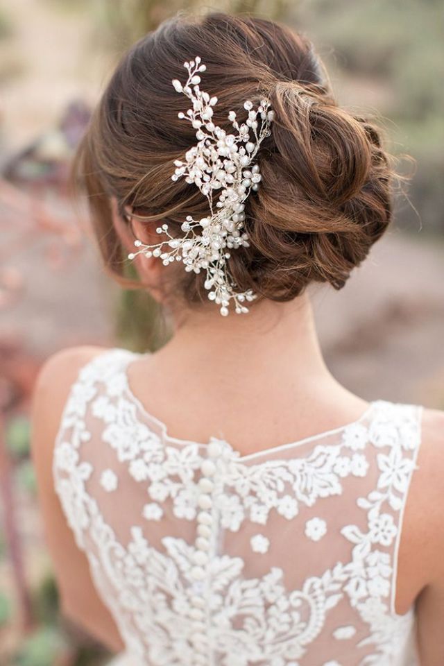 wedding updos for medium length hair