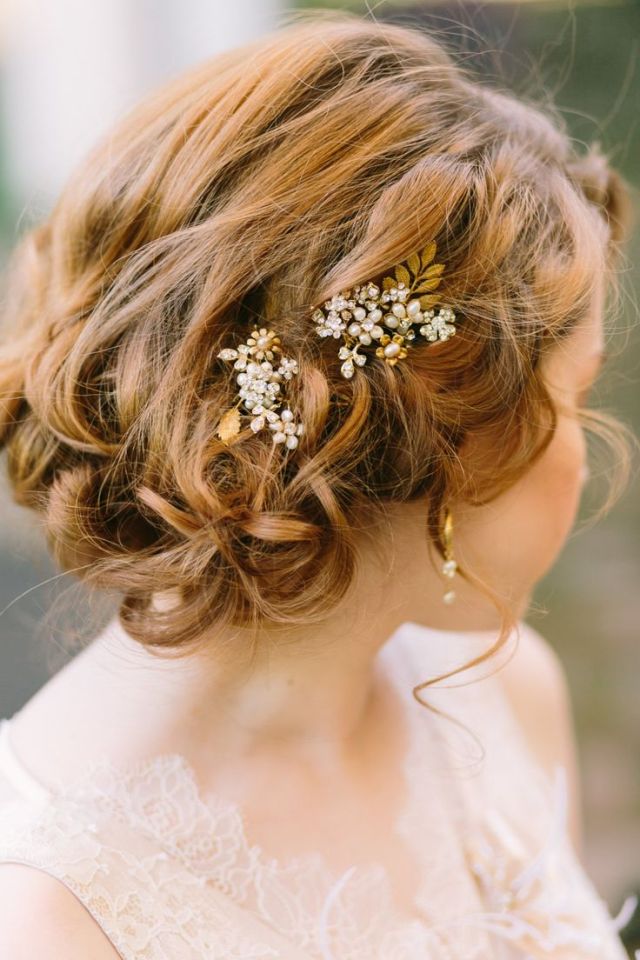 wedding updos for medium length hair